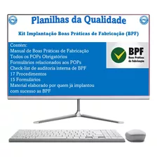 Kit Implantação Boas Práticas De Fabricação (bpf) 