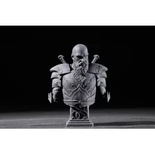 Busto Kratos God Of War Impreso En 3d