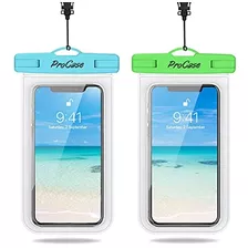 Paquete De 2 Estuches Impermeables Para Teléfono Procase, Es