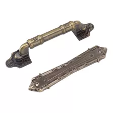 Maçaneta De Porta Pull Bronze, Estilo Vintage Requintado