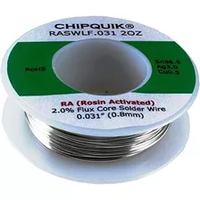 Chip Quik Raswlf.031 2oz Lf Alambre De Soldadura 96.5 / 3 /