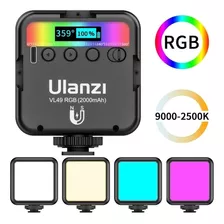 Panel De Luz Led Ulanzi Vl49 Color Rgb Con Estructura Classic Black 110v/220v