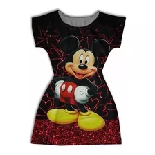 Vestido Adulto Manga Curta Personagens - Mickey Lake