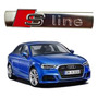 Par De Emblemas Laterales Audi S Line Autoadherible