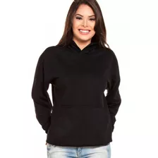 Moletom Canguru Feminino Básico Blusa De Frio Blusão Capuz