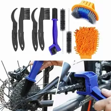 9 Kit De Cepillo Limpiador Cadena Para Bicicleta Y Moto