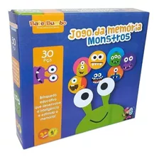 Jogo Da Memoria Monstros 30 Pçs