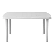 Mesa Plastica Rectangular Voss 2000 Margarita 135x80 Blanca