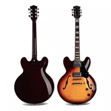 Guitarra Eléctrica Smiger Sunburst S-g16 Color Marrón Sombreado