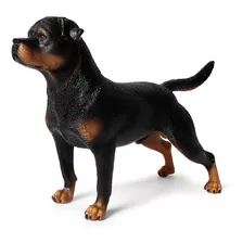 Juguete Realista Modelo De Perro Rottweiler