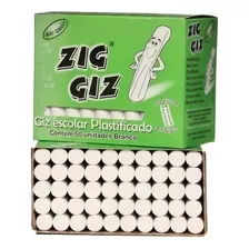 Giz Lousa Branco Para Quadro Negro Caixa 50 Unidades