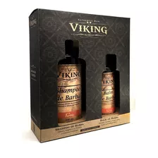 Kit Shampoo E Balm Para Barba - Terra - Viking Fragrância Terra De 280ml 350g