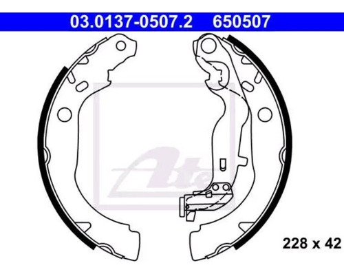 Balatas De Tambor Traseras Para Renault Oroch 2018-2021 Xtop Foto 5