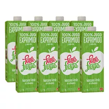 Jugos Naturales Pura Frutta Manzana Verde 1 L X8