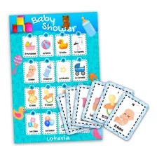 Lotería Baby Shower Niño 200 Tablas Imprimibles Juegos Extra