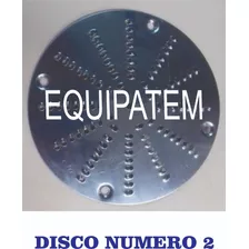 Disco Inox Do Ralador Sire Modelo 2 - Medio 150mm Diametro