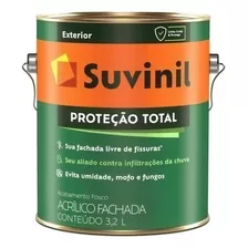 Tinta Acrílica Proteção Total Fosco 3,6l Suvinil Preto
