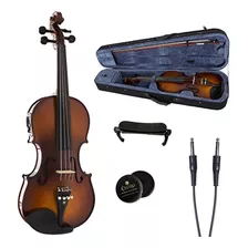 Cecilio 44 Cvnae330sr Ebony Fitted Acousticelectric Violin I