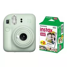 Cámara Instantánea Fujifilm Instax Kit Mini 12 + 10 Fotos Mint Green