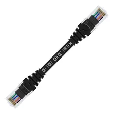 Kit 10 Unidades Cabo Rede Cat6 100% Cobre Ethernet 20 Cm