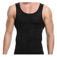 Bividi Color Negro Camiseta De Alta Compresión Slim Reductor