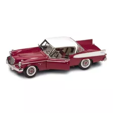 Carro Lucky Studebaker Golden Hawk 1958 Escala 1/18 - Bordo