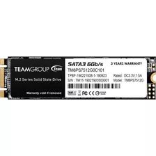 Disco Duro Solido Ssd | 512gb | M.2 2280 | Ms30 Sata 3 6gb/s