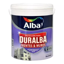 Latex Impermeabilizante Duralba Frentes Y Muros X 20 Litros