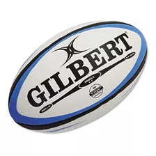 Gilbert Gilbert Omega Rugby Match Ball, Azul Negro, 5