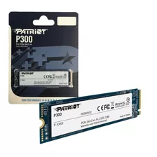 Ssd 256gb Patriot P300 M.2 2280 Nvme Pcie Gen 3x4 P300p256gm28 Cor Preto