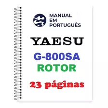 Guia Prático (manual) Como Usar Yaesu G-800 Sa (português)