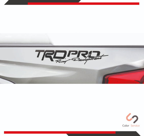 Calcas Toyota Tacoma Trd Pro Racing Development 55cmx 8cm 2p Foto 2
