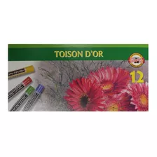 Estojo Koh-i-noor Giz Pastel Seco Toison D'or 12 Cores 8512