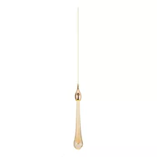 Luminária Pendente Lustre Cristal Bolhas Gota Led Integrado Cor Dourado 110v/220v