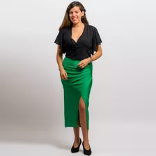 Falda Larga Lycra Verde