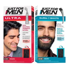 Just For Men Kit Ultra Fácil Tinte Negro (b-55/u-55) 