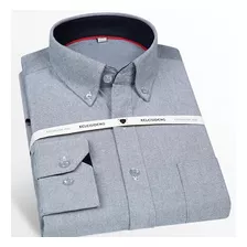 Camisa Masculina De Algodão Oxford Premium Camisa Casual