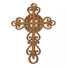 10 Crucifijos , Cruces De Mdf Ceremonias Religiosas 