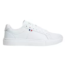 Tenis Urbano Casual Agujeta Urban Shoes Evo Blanco De Hombre