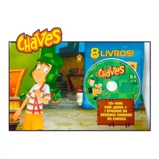 Chaves Coleção 8 Livrinhos E Cd Rom 40 Atividades