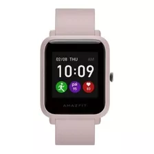 Smartwatch Amazfit Basic Bip S Lite 1.28 Pink A1823 Cor Da Caixa Sakura Pink Cor Da Pulseira Sakura Pink