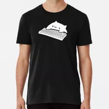 Remera Teclado Mecánico Bongo Cat Algodon Premium