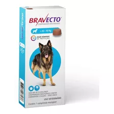 Anti Pulgas E Carrapatos Bravecto P/ Cães 20 A 40kg 