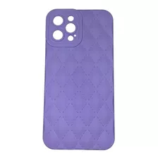 Case Silicona Con Rombos Para iPhone 12 Pro Max