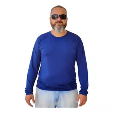 Camisa Blusa Plus Size Masculino Segunda Pele Proteção Solar