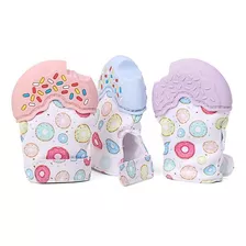 Mordedera Guante Dona Lavable Bebe Colores Pastel Sin Bpa