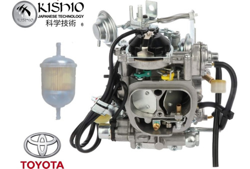 Carburador 2 Gargantas Y Filtro Toyota Pickup 22r 2.2l 80-90 Foto 2