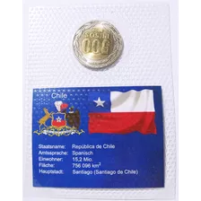 Moneda 500 Pesos Chile 2000 Unc Nueva