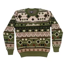 Sweater Ala Moana Lifestyle Hombre Andino Verde Cli