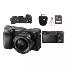 Sony A6400 16-50mm + Bolsa+tripé+64gb Nota Fiscal